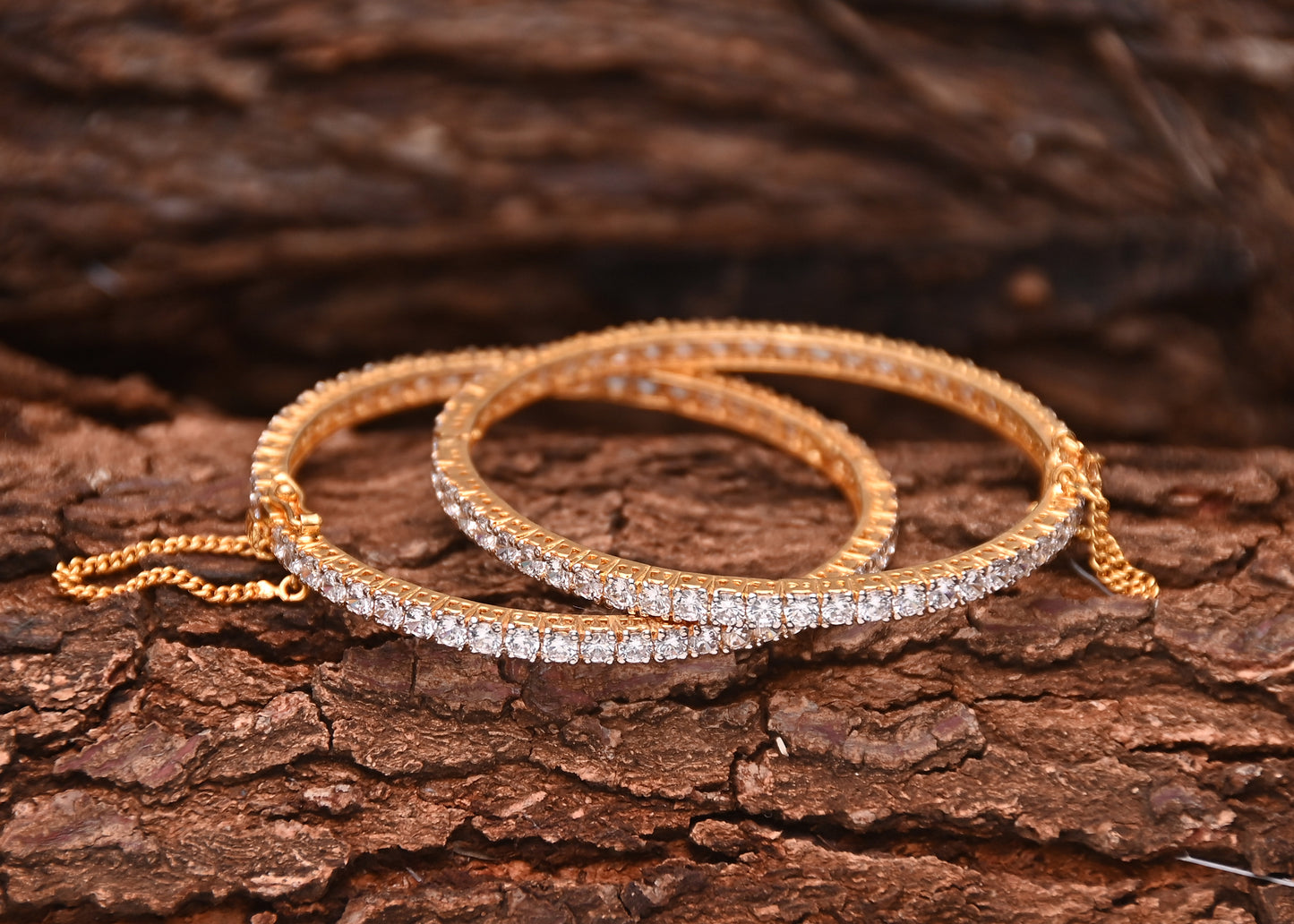 Herring Bone Bracelet (Gold Plated 925 Sterling Silver)