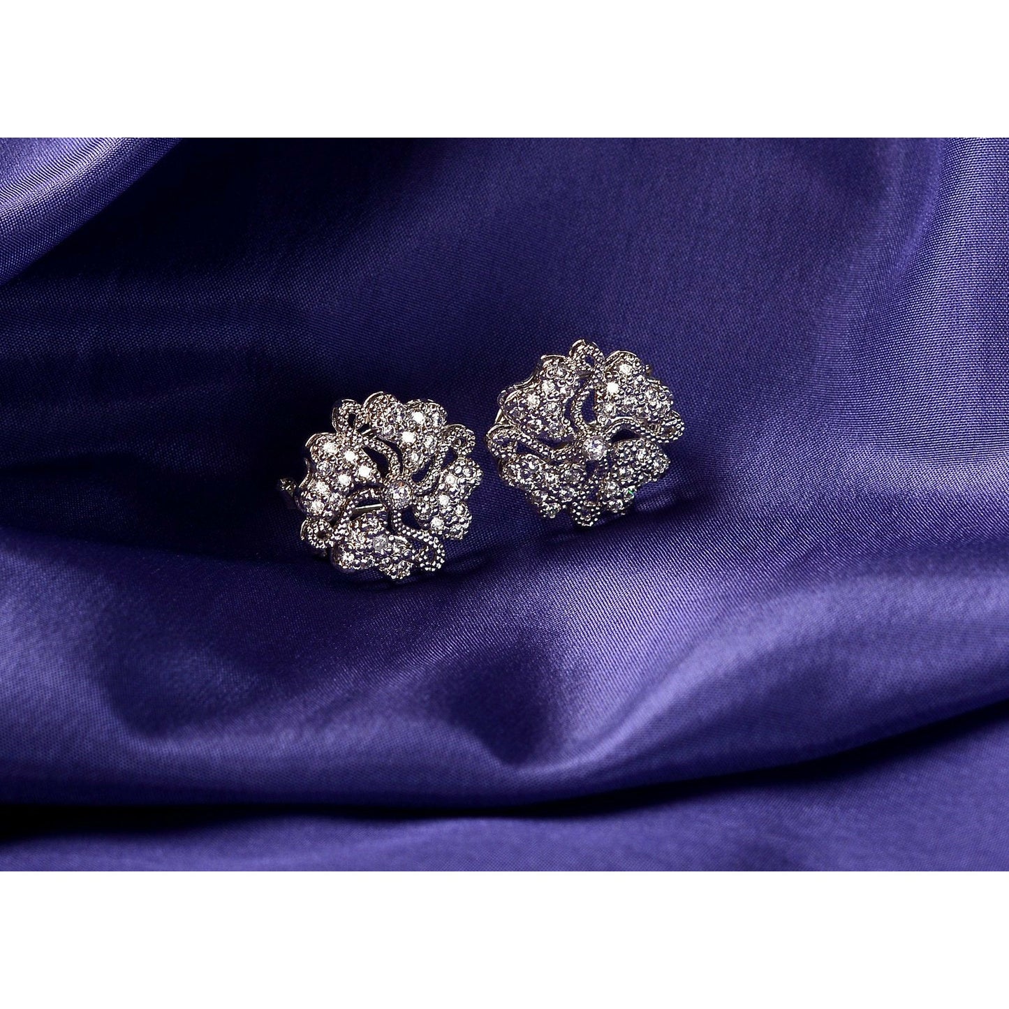 pure silver earrings design