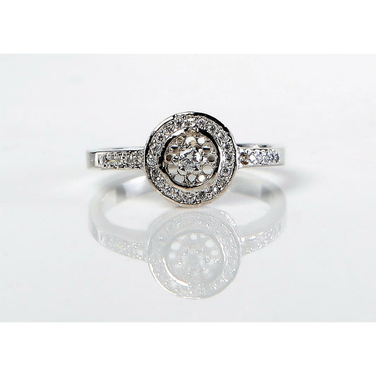 Buy Silver Zircons rings online - Amerah