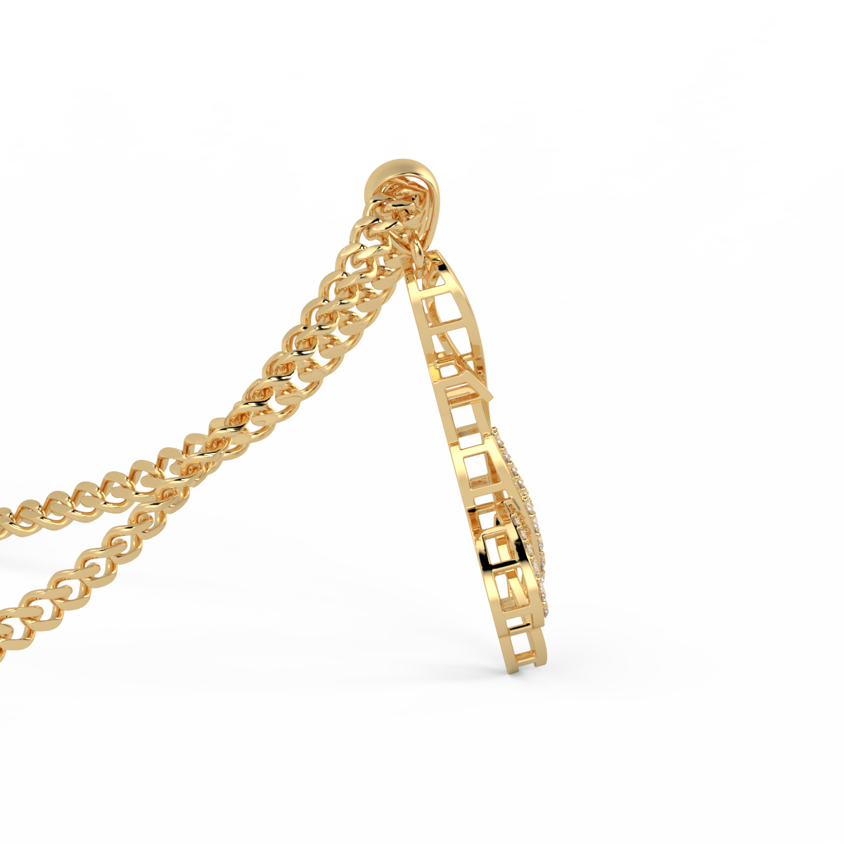 The Divine Allah Name's Pendant (Gold Plated 925 Sterling Silver)