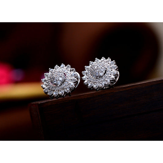 Saqafat Ovalic Earrings design with pointy outline