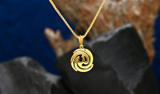 The Divine Pendant (Gold Plated 925 Sterling Silver)