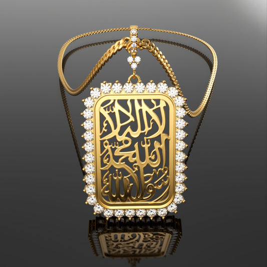 The Kalma Locket (Gold Plated 925 Sterling Silver)