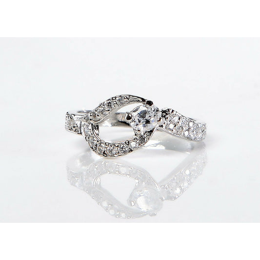 Buy Silver Zircons rings online - Amerah