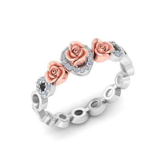 Band of roses (925 Sterling Silver)