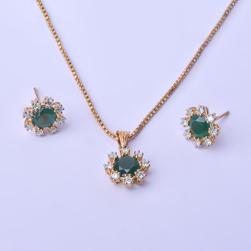 Enamel Set (Gold Plated 925 Sterling Silver)