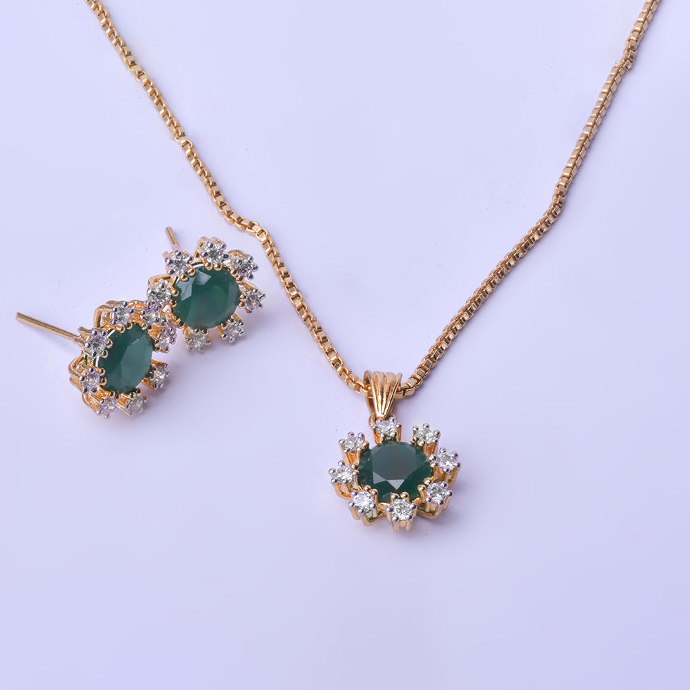 Enamel Set (Gold Plated 925 Sterling Silver)