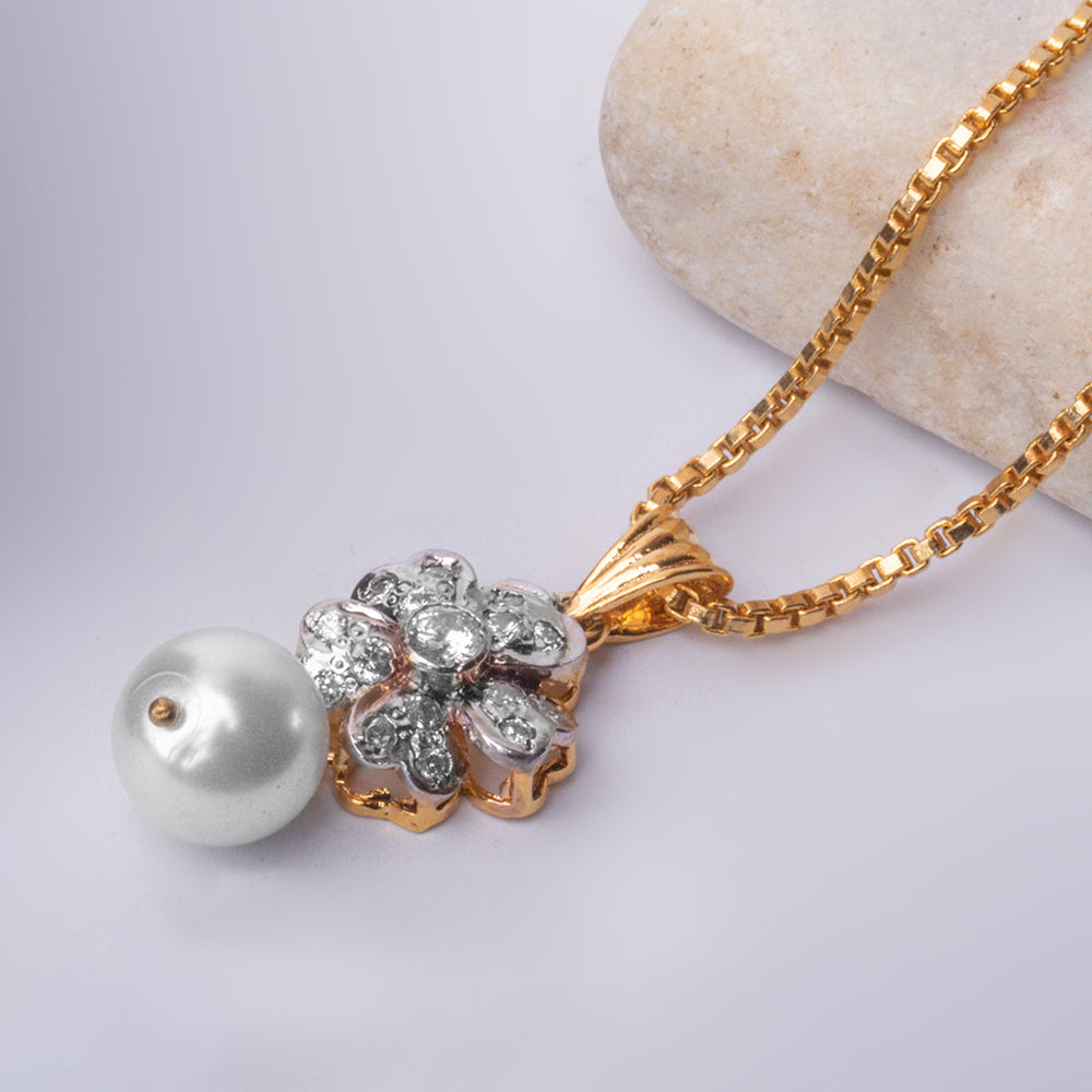 Floral Glam Pearl Set ( Gold Plated 925 Sterling Silver)