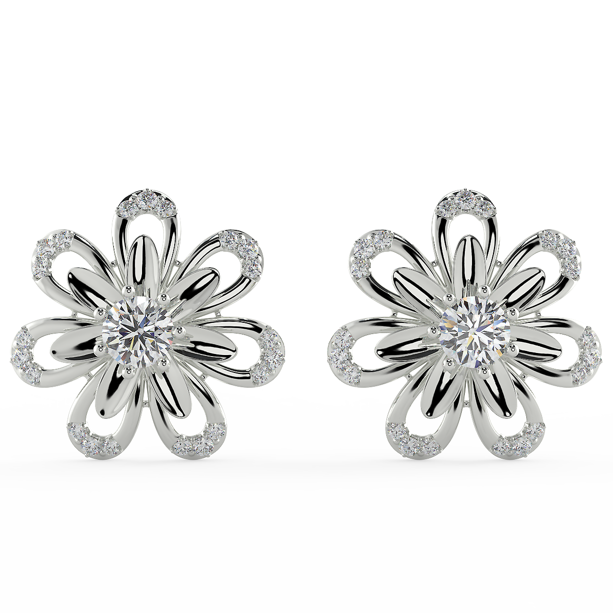 The Gladiolus Earing (925 Sterling Silver)