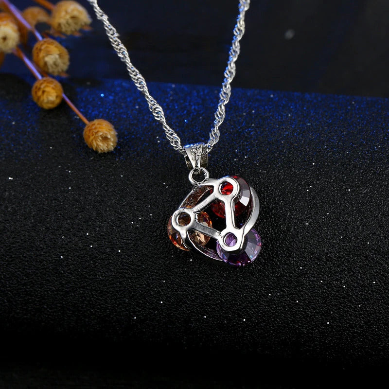 Zircoina Silver Set (Artificial Silver Plated)