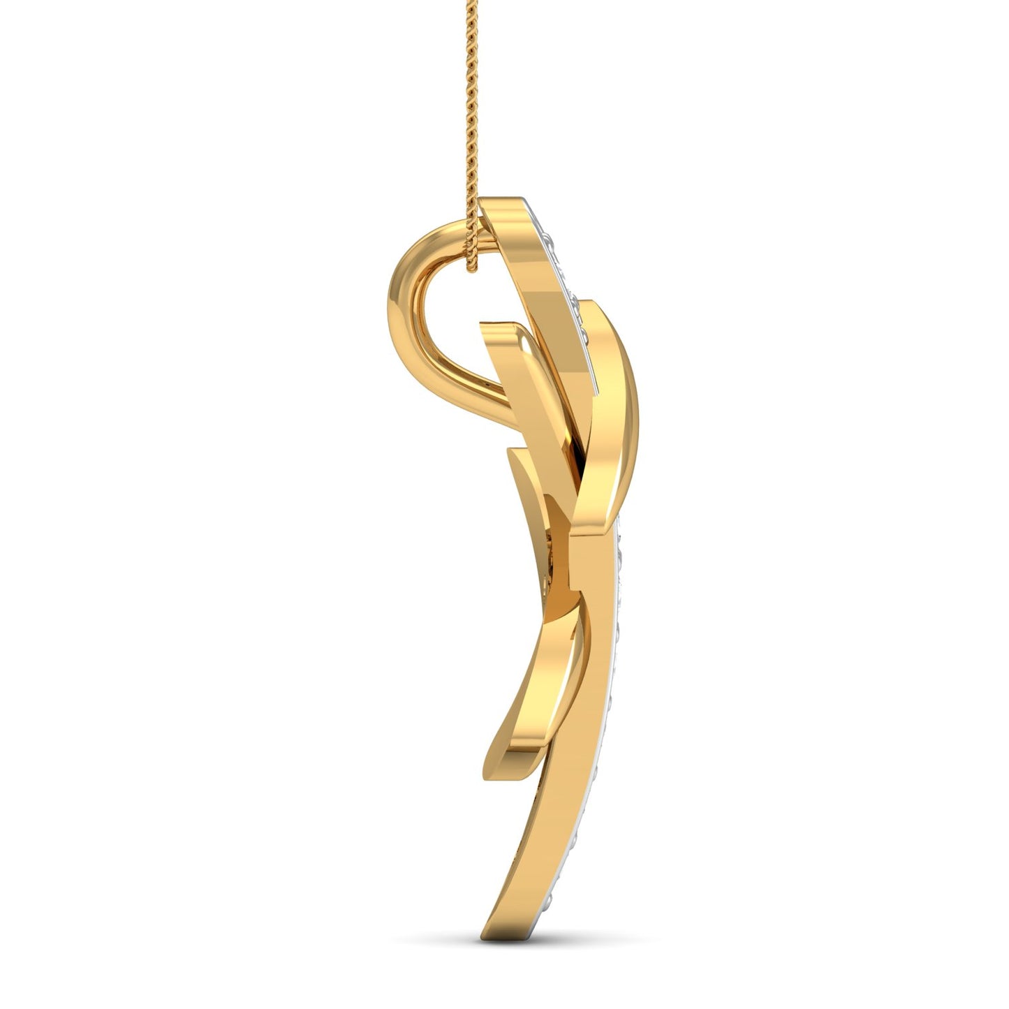 Diva Stick Pendant (Gold Plated 925 Sterling Silver)