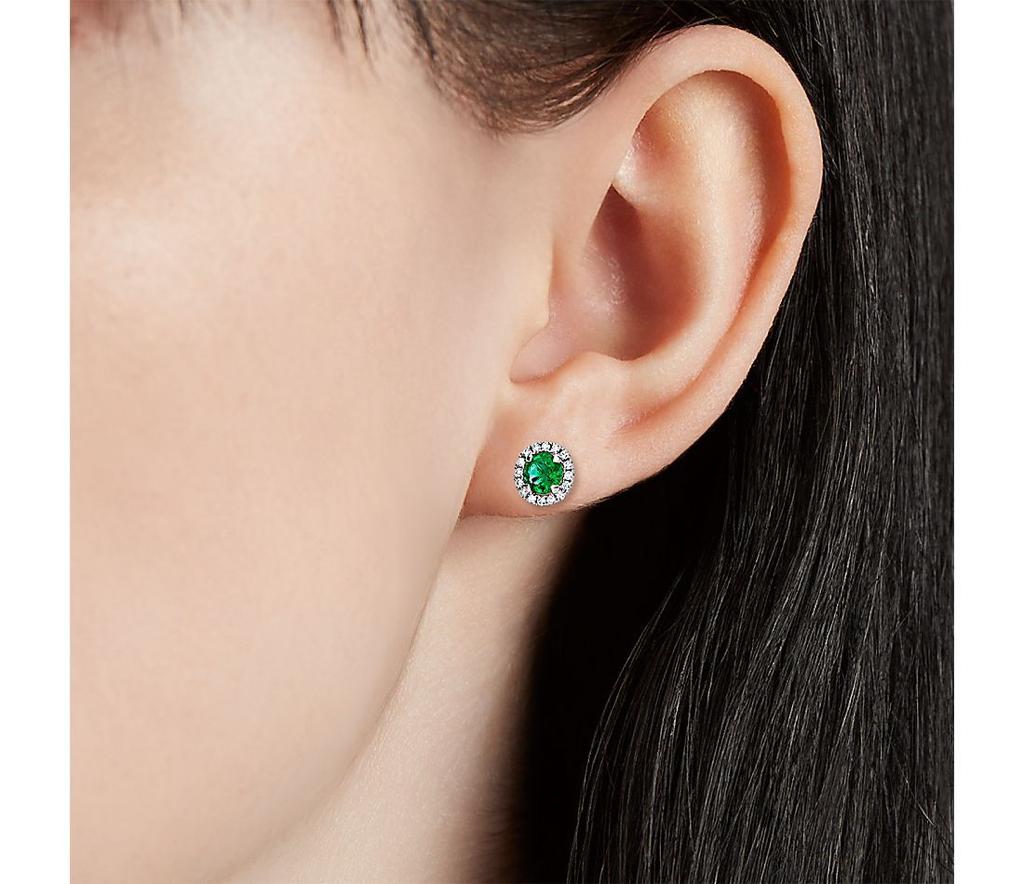 Allure Green Stud (925 Sterling Silver)