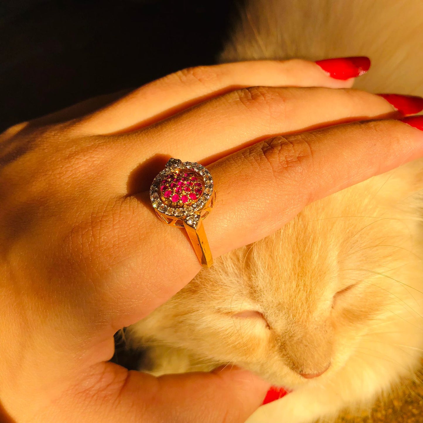 The Galaxy Ring (Gold Plated 925 Sterling Silver)