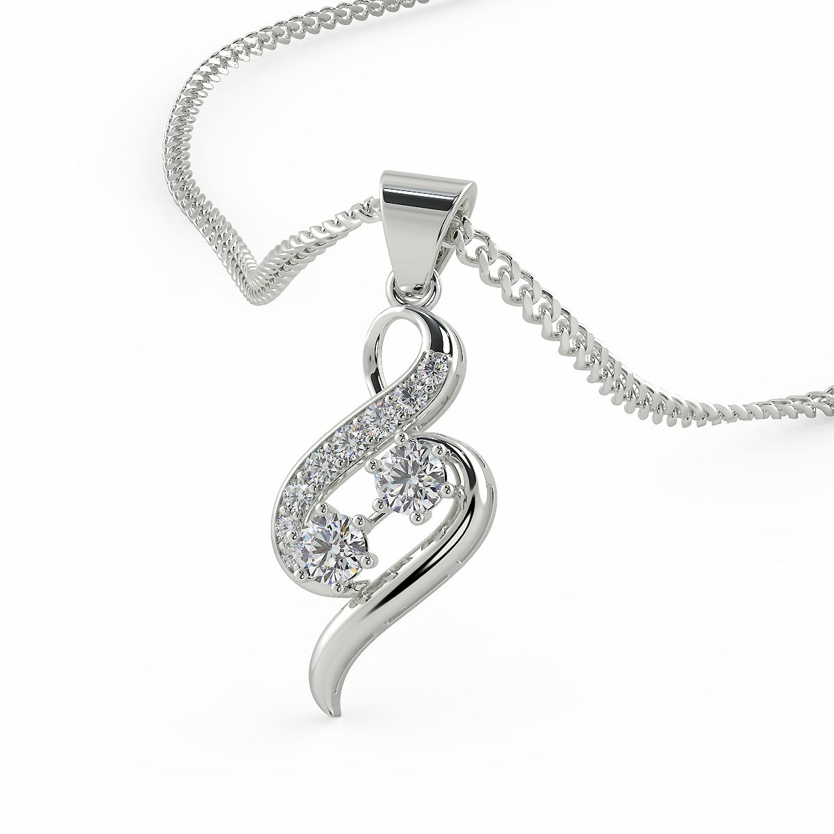 The Tulipa Pendant (925 Sterling Silver)