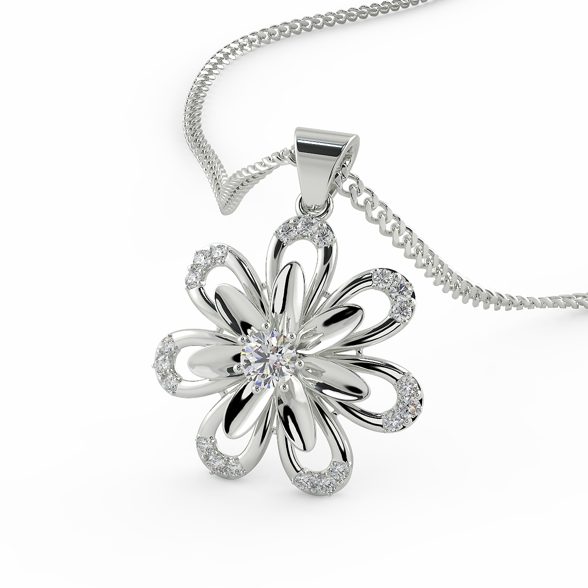 The Gladiolus Pendant (925 Sterling Silver)