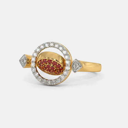 The Galaxy Ring (Gold Plated 925 Sterling Silver)