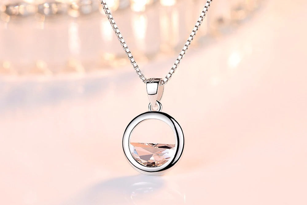 Round simple pendant (Artificial Silver Plated)