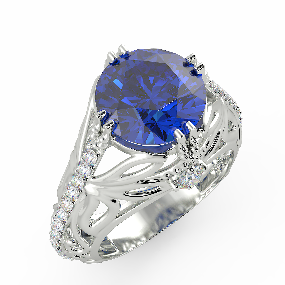 The Blue Sky Ring (925 Sterling Silver)