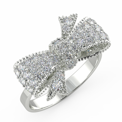 The Bow ring (925 Sterling Silver)
