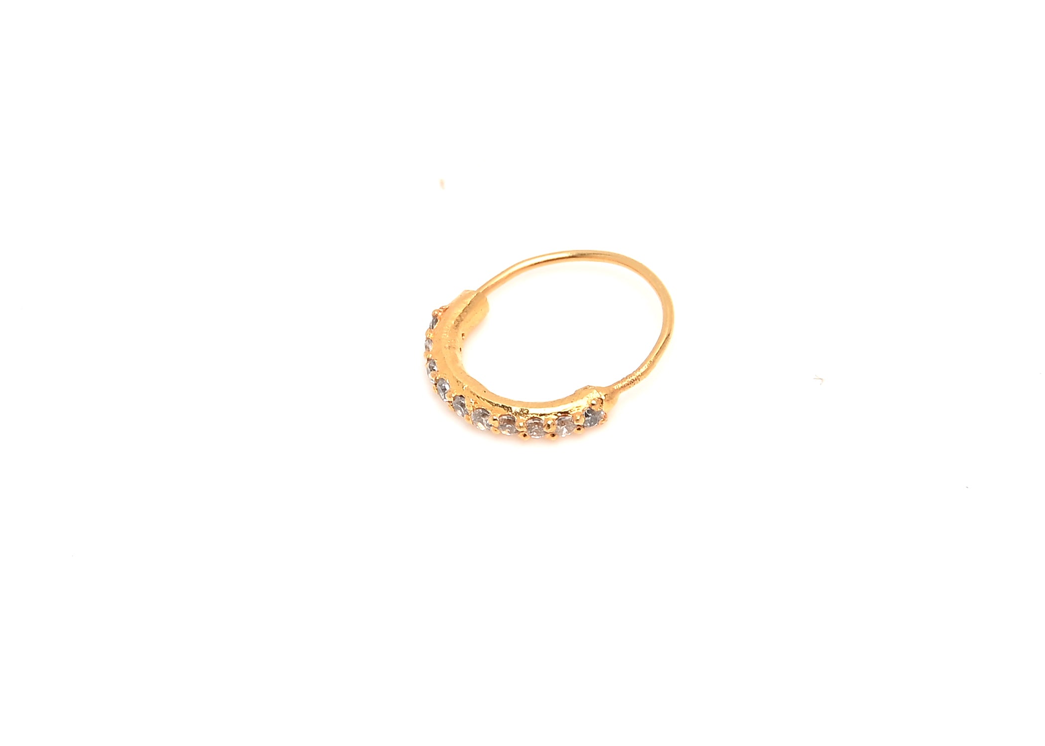 Solid Gold Nose Ring, 14k Gold Nose Ring, Gold Nose Hoop, Nose Ring 20g,  Indian Jewelry, Indian Nose Ring, Unique Nose Ring, 16g, 18g, 20g - Etsy