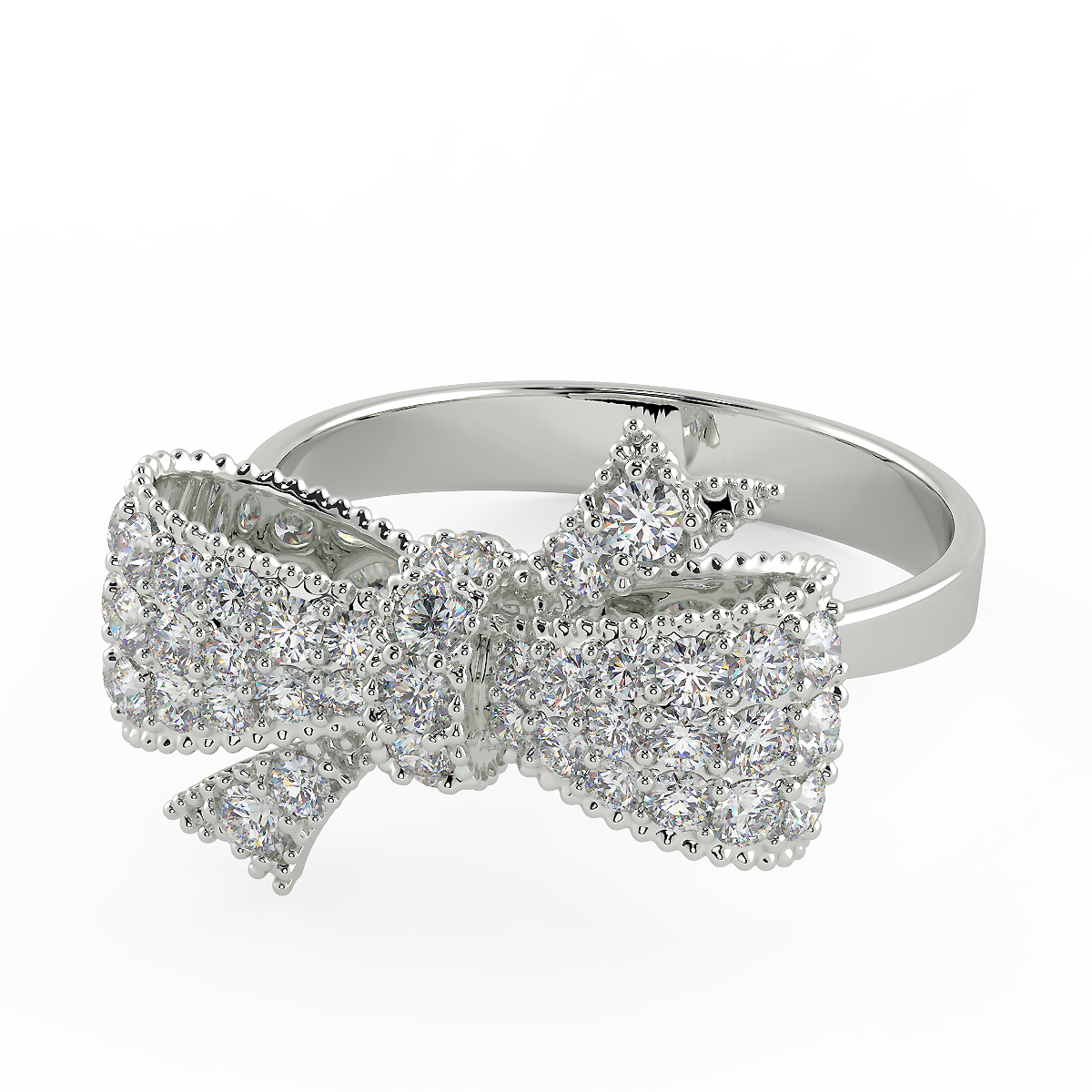 The Bow ring (925 Sterling Silver)