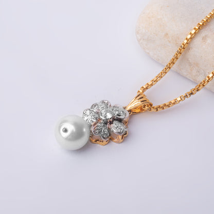 Floral Glam Pearl Set ( Gold Plated 925 Sterling Silver)
