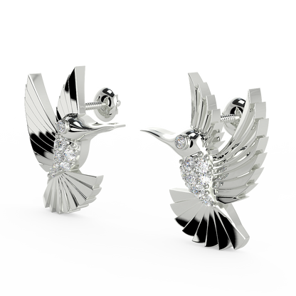 The Bird Earing (925 Sterling Silver)