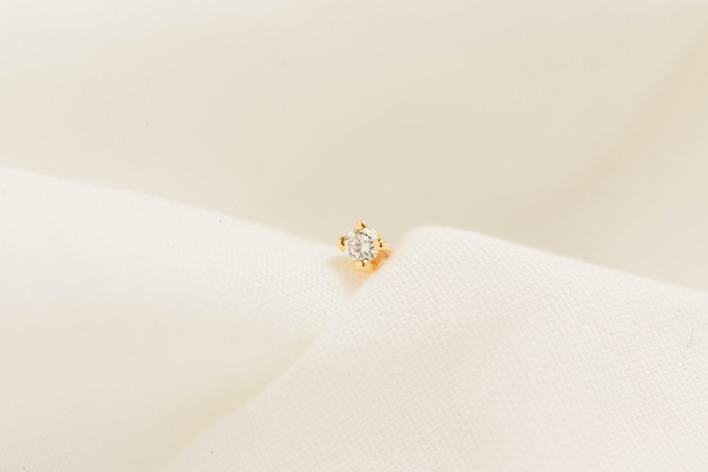 The Classic Nose Pin (Gold Plated 925 Sterling Silver)
