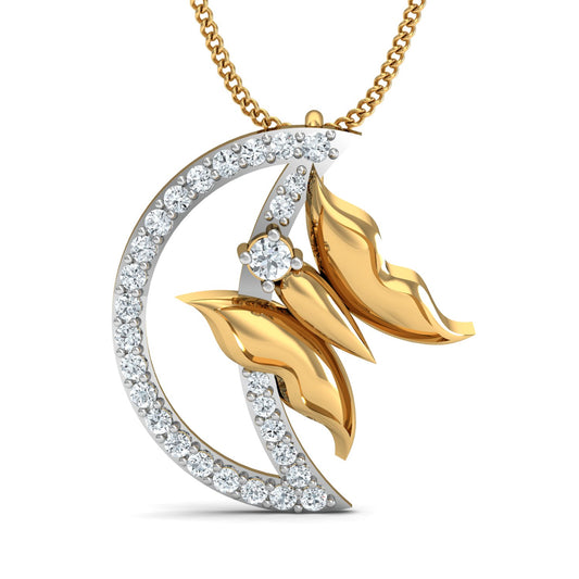 Diva butterfly pendant (Gold Plated 925 Sterling Silver)