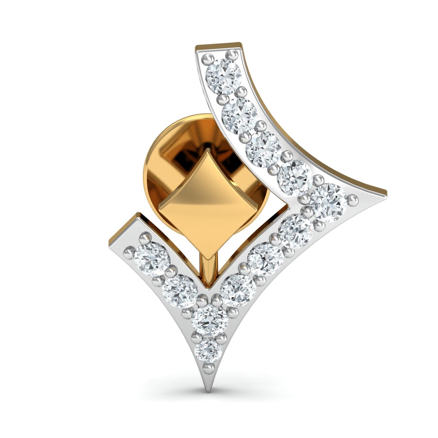 Majestic- stud earrings (Gold Plated 925 Sterling Silver)