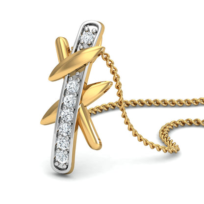 Diva Stick Pendant (Gold Plated 925 Sterling Silver)