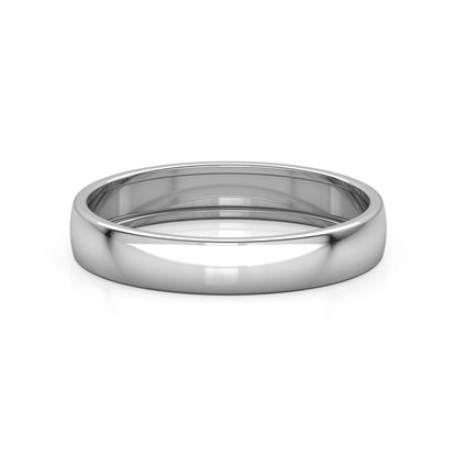 Simple Silver Couple Bands (925 Sterling Silver)