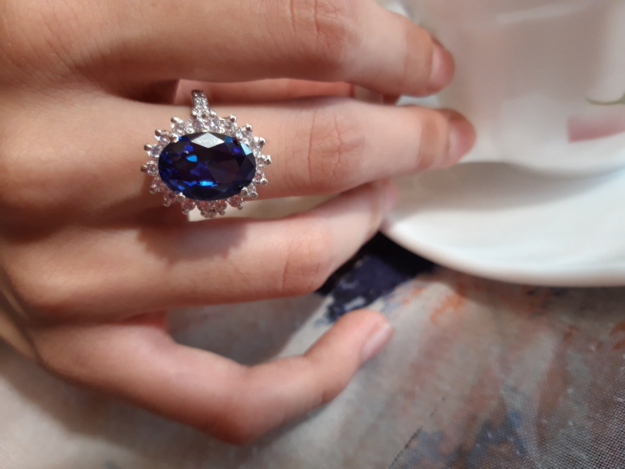 Diana blue on sale sapphire ring