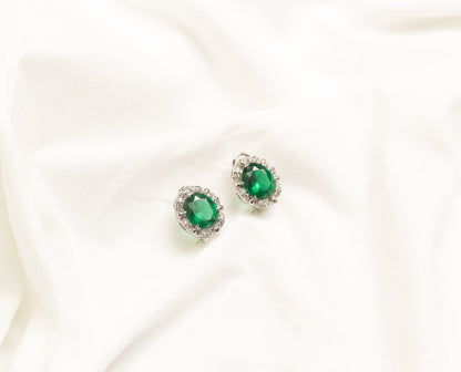 The Majestic Green Earings (925 Sterling Silver)