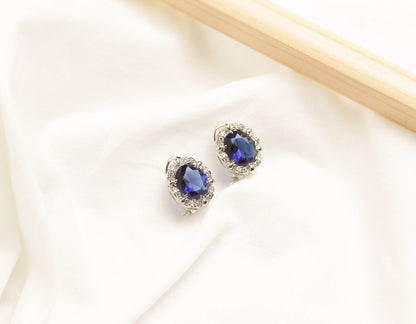 The Majestic Blue Earings (925 Sterling Silver)