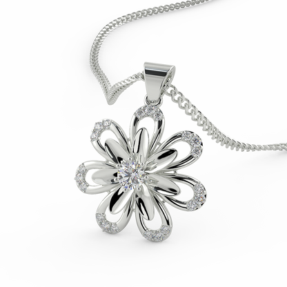The Gladiolus Pendant (925 Sterling Silver)
