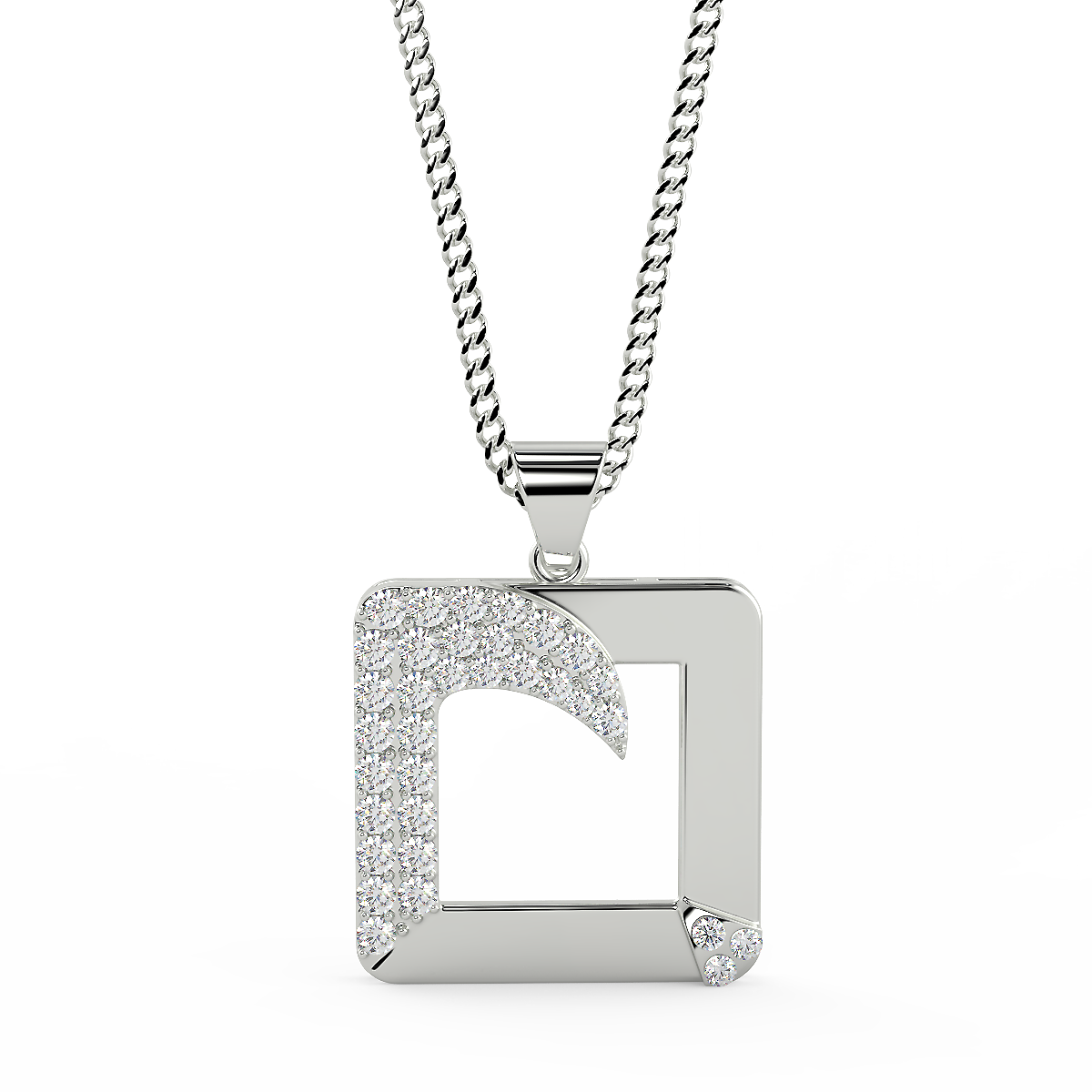 The Squaro Pendant (925 Sterling Silver)